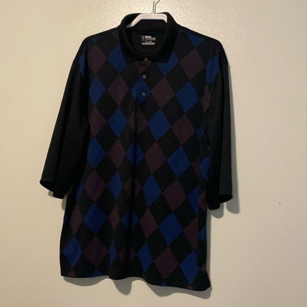 PGA Tour polo diamonds golf shirt like new xl
